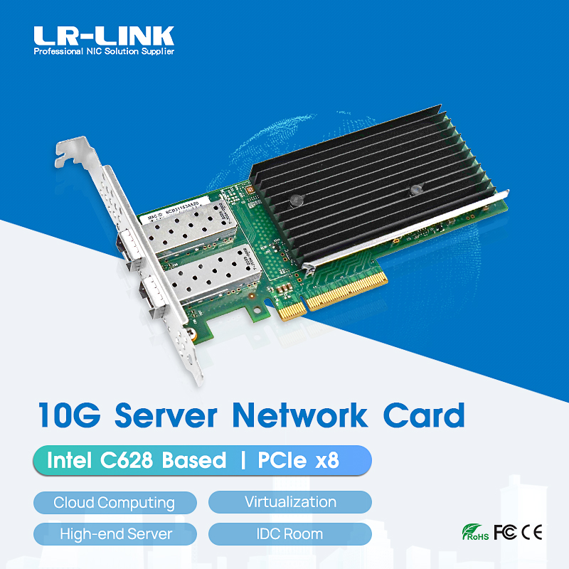 10Gb Sfp+ Pcie Network Card Dual Port - LR-LINK 1010PF-2SFP+ PCIe x8 Dual-Port 10