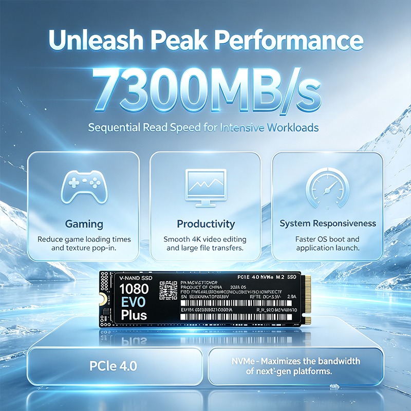 Original NEU 1080 EVO Plus M.2 – M.2 Nvme 4Tb Pcie 4.0 Ssd Bewertung und Preis
